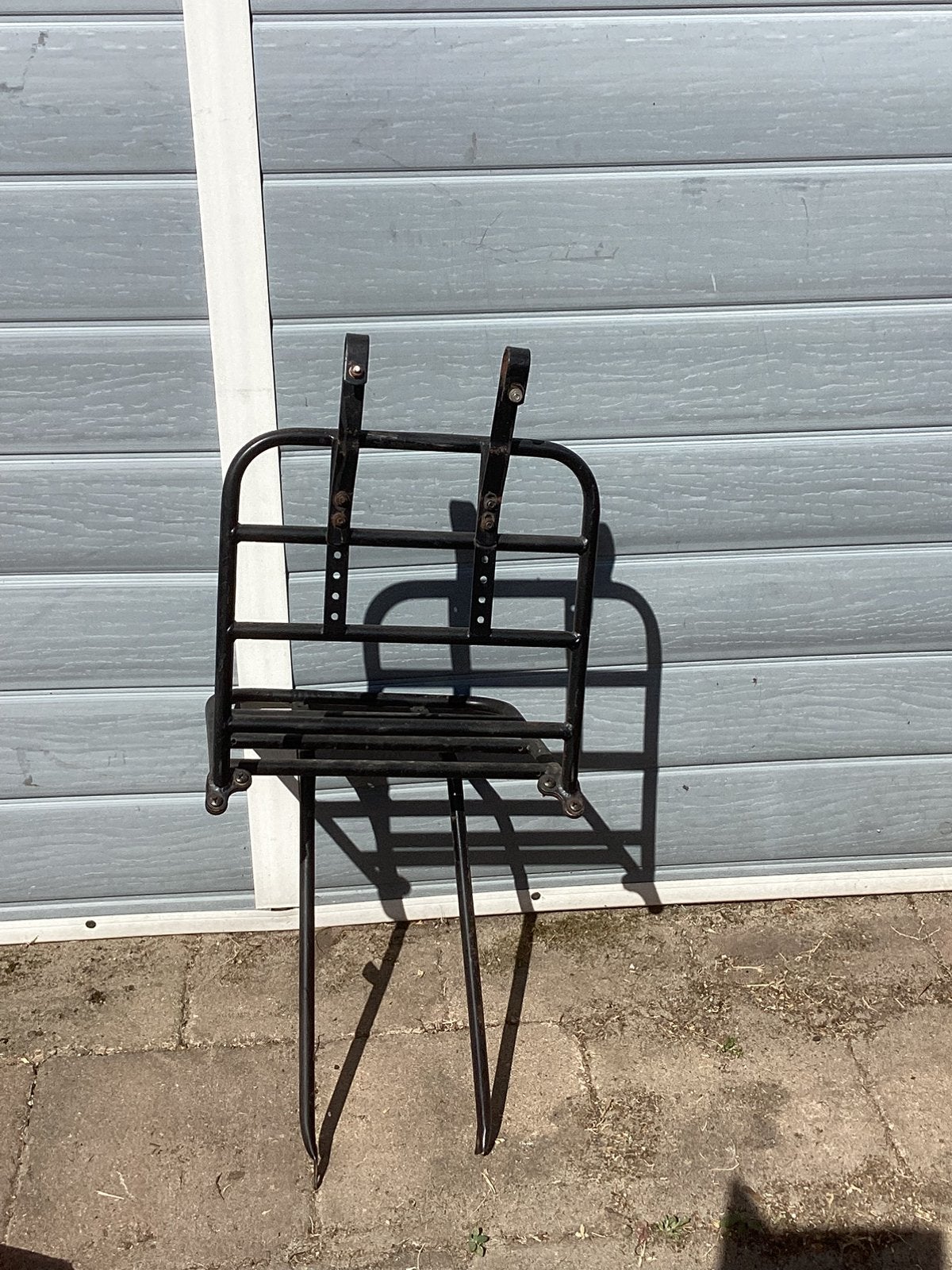 Fietsrek, zwart., Fietsen en Brommers, Ophalen, Gebruikt