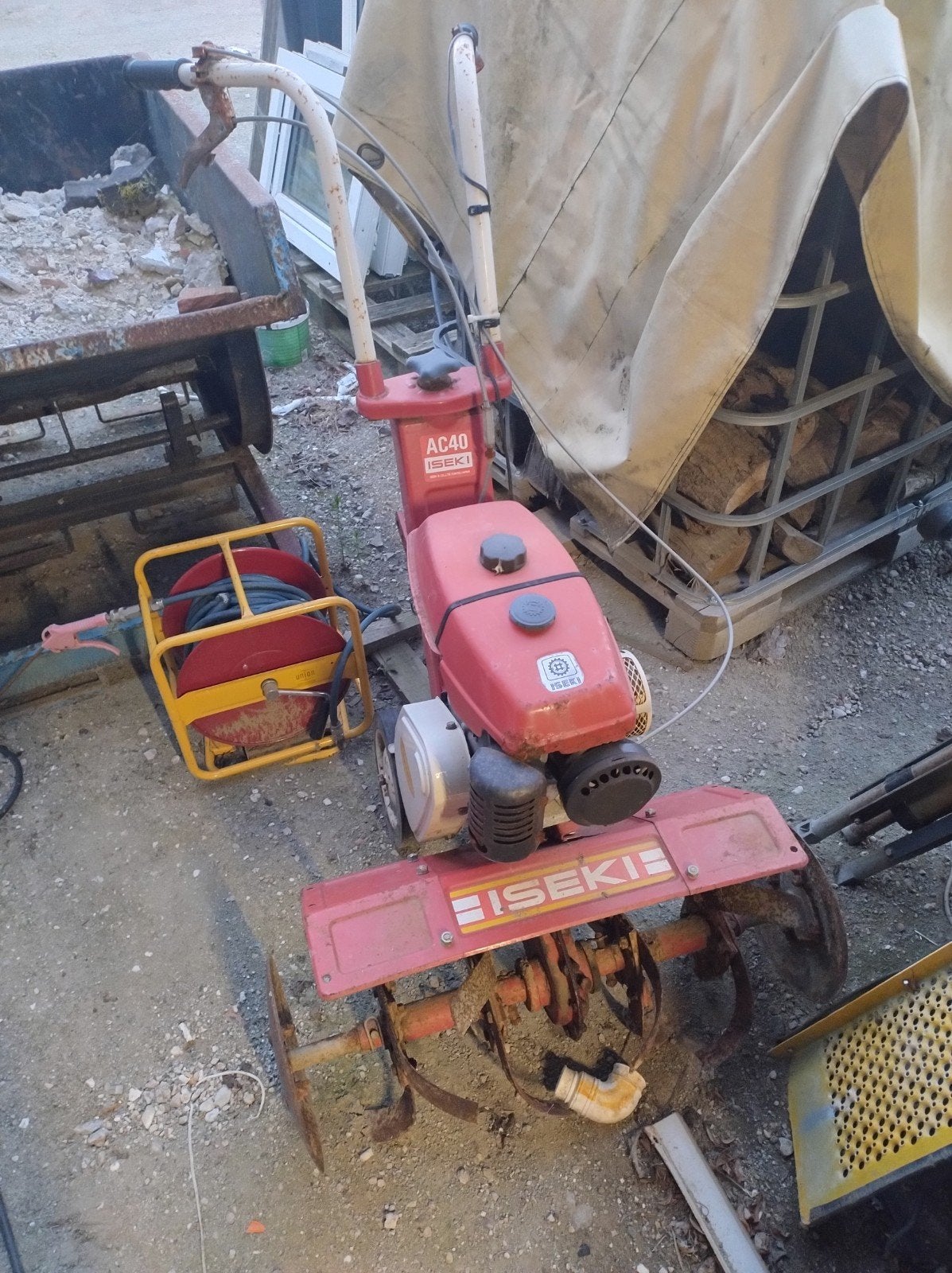 Iseki Benzine Tuinfrees AC40 - met werk, Ophalen, Gebruikt, Benzine