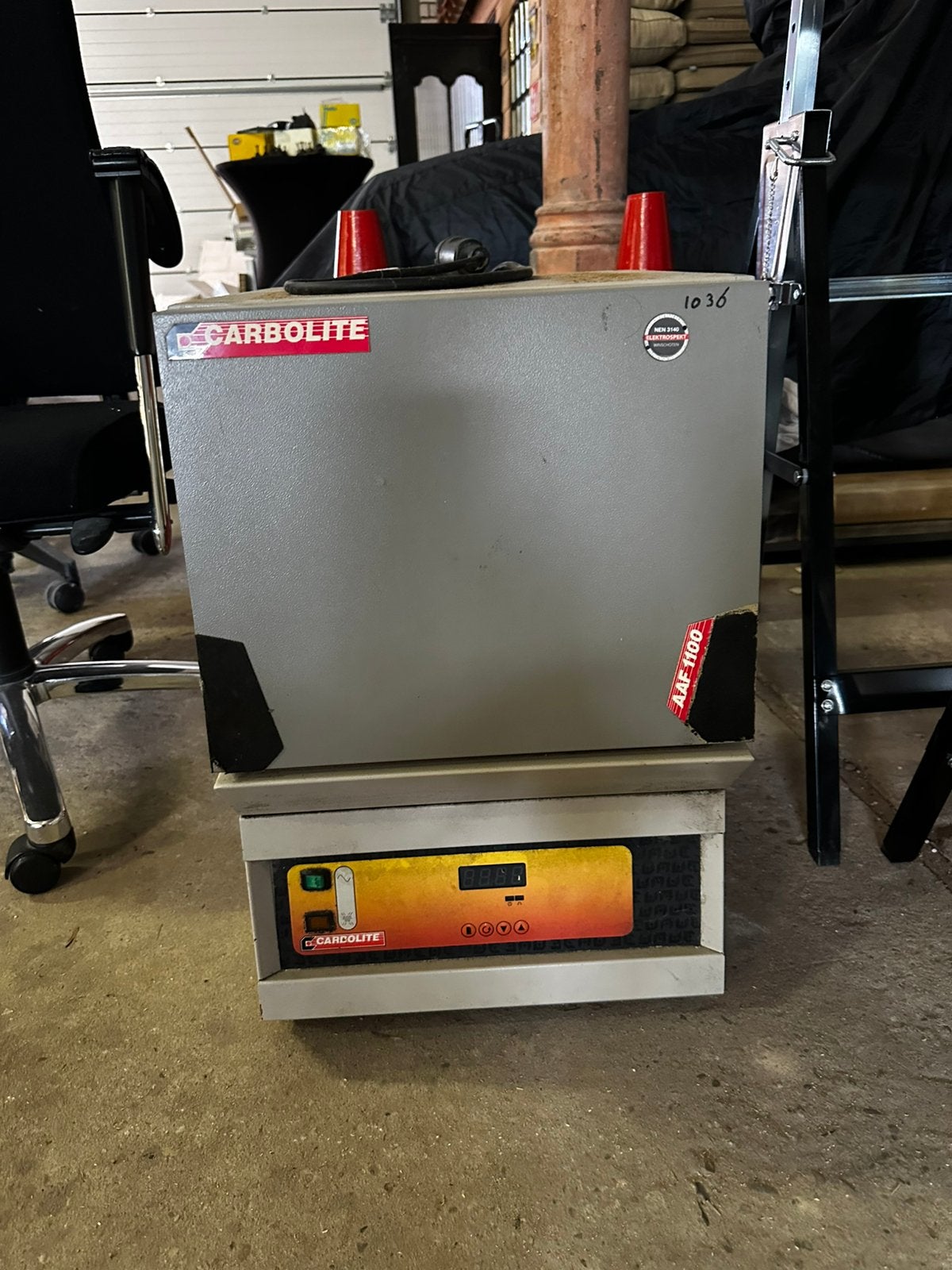 Carbolite AAF 1100 Moffeloven (1100C) – Laboratorium oven, Ophalen