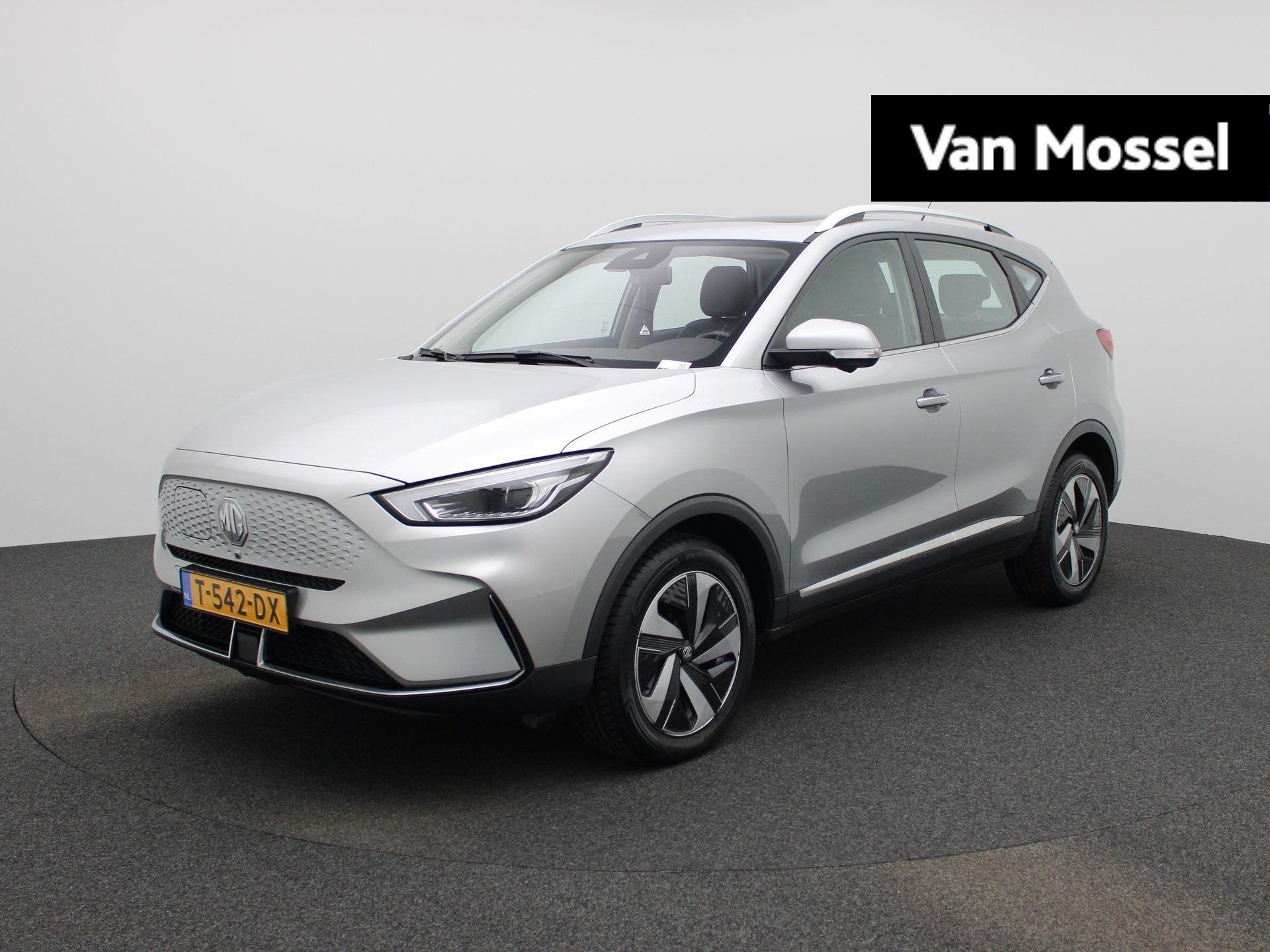 MG ZS EV Long Range Luxury 70 kWh 3-fase 11kW-lader | Leder, Auto's, 12 maanden, Gebruikt, ZS, Origineel Nederlands