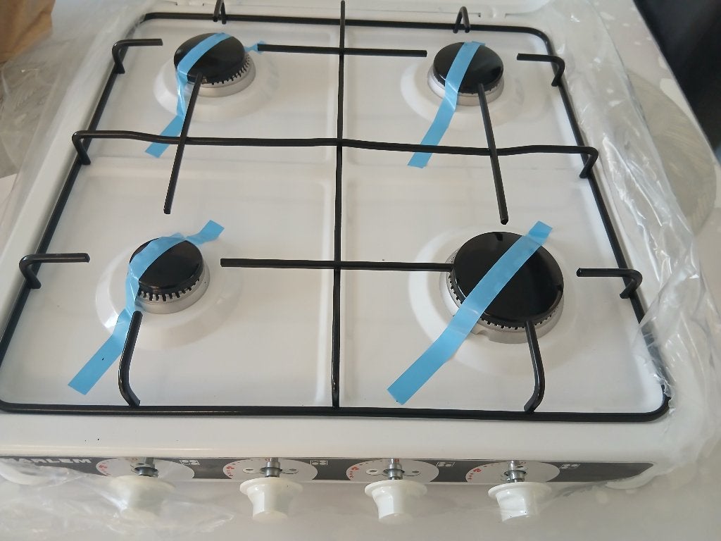 Butaan / Propaan 4 pits gasstel Nieuw in doos 50x50x10, Witgoed en Apparatuur, Kookplaten, Ophalen, Nieuw, 4 kookzones, Gas