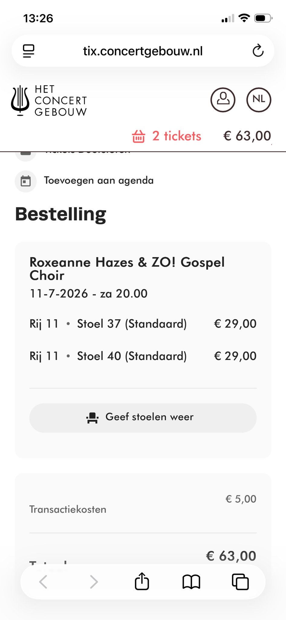 Roxeanne Hazes en ZO! Gospel Choir., Twee personen, Juli