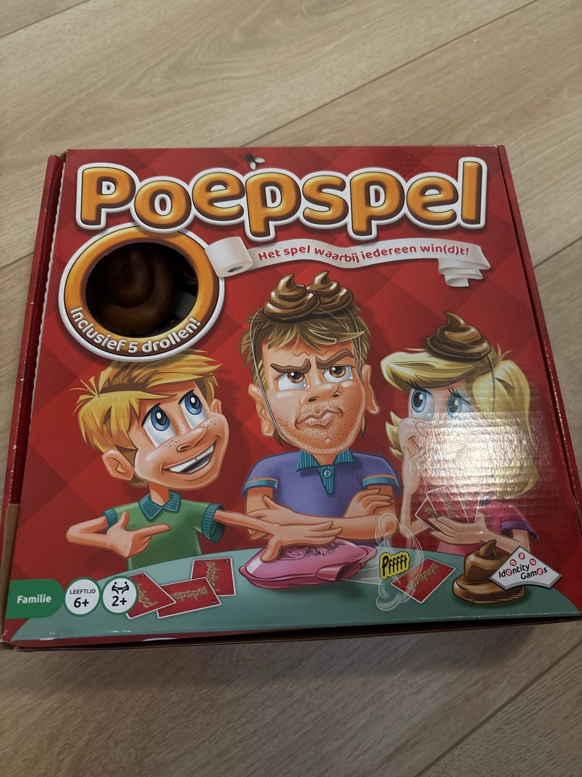 Poepspel - Het hilarische familiespel!, Een of twee spelers, Ophalen of Verzenden, Gebruikt