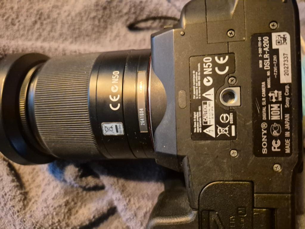 Sony DSLR-A200 Spiegelreflexcamera met 18-70mm lens, Audio, Tv en Foto, Fotocamera's Digitaal, Ophalen, Gebruikt, Spiegelreflex