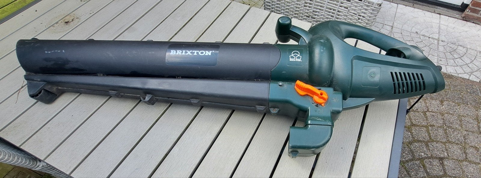 Brixton BB-5504 Bladblazer - Elektrisch, 2200W, Tuin en Terras, Ophalen, Gebruikt, Met zuigfunctie, Brixton