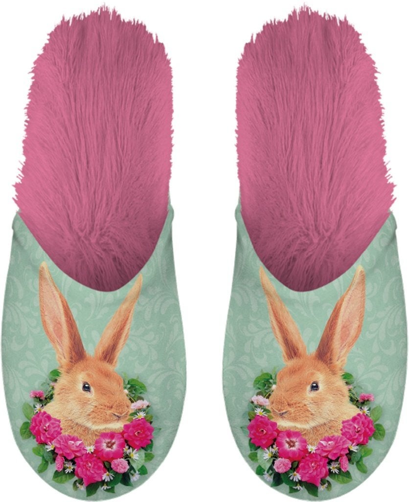 Slippers - Konijn - maat 39-42 - Verkoop voor goed doel, Slippers, Overige kleuren, Nieuw, Ophalen of Verzenden