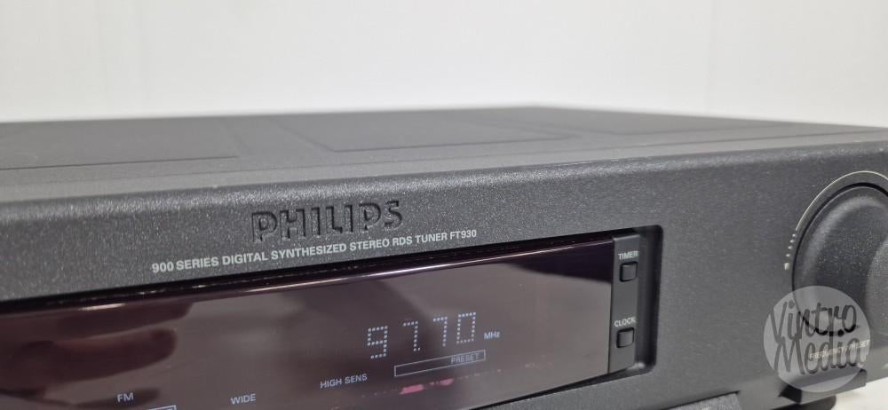 Philips FT930 Tuner | Radio | FM | AM | RDS | 900 Serie, Audio, Tv en Foto, Tuners, Ophalen of Verzenden, Refurbished
