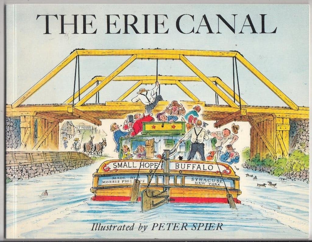 The Erie Canal / Peter Spier  / Engelse tekst, Boeken, Ophalen of Verzenden, Zo goed als nieuw, Peter Spier, Prentenboek