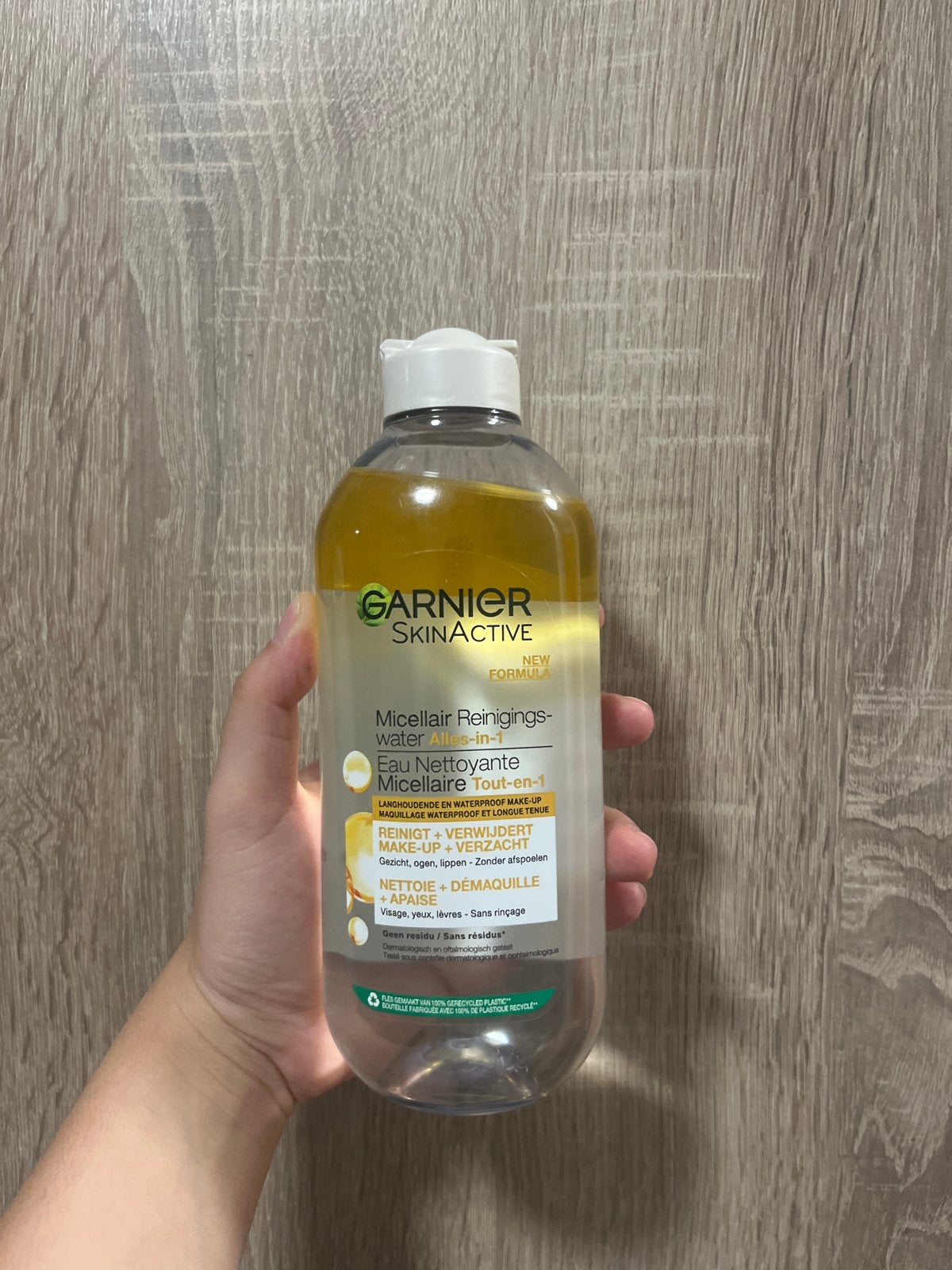Nieuwe Garnier SkinActive Micellair Reinigingswater All-in-1, Sieraden, Tassen en Uiterlijk, Ophalen, Nieuw, Gehele gezicht, Reiniging