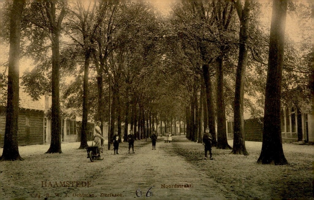 Haamstede Noordstraat # 330, Verzamelen, Ansichtkaarten | Nederland, Verzenden, Voor 1920, Ongelopen, Zeeland