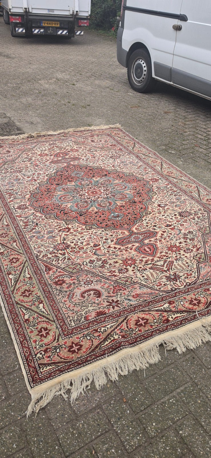 prachtig groot handgeknoopt Perzisch tapijt 300x200!, Perzisch, 200 cm of meer, Ophalen of Verzenden, Zo goed als nieuw