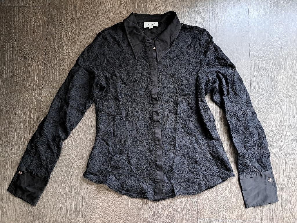 zwarte Blouse  Aaiko  - L  jusa17, Aaiko, Zwart, Maat 42/44 (L), Ophalen of Verzenden