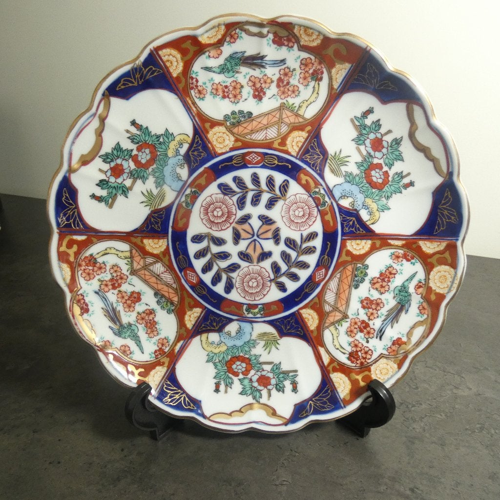 Prachtig Japans Imari porseleinen bord [2004-B], Ophalen of Verzenden
