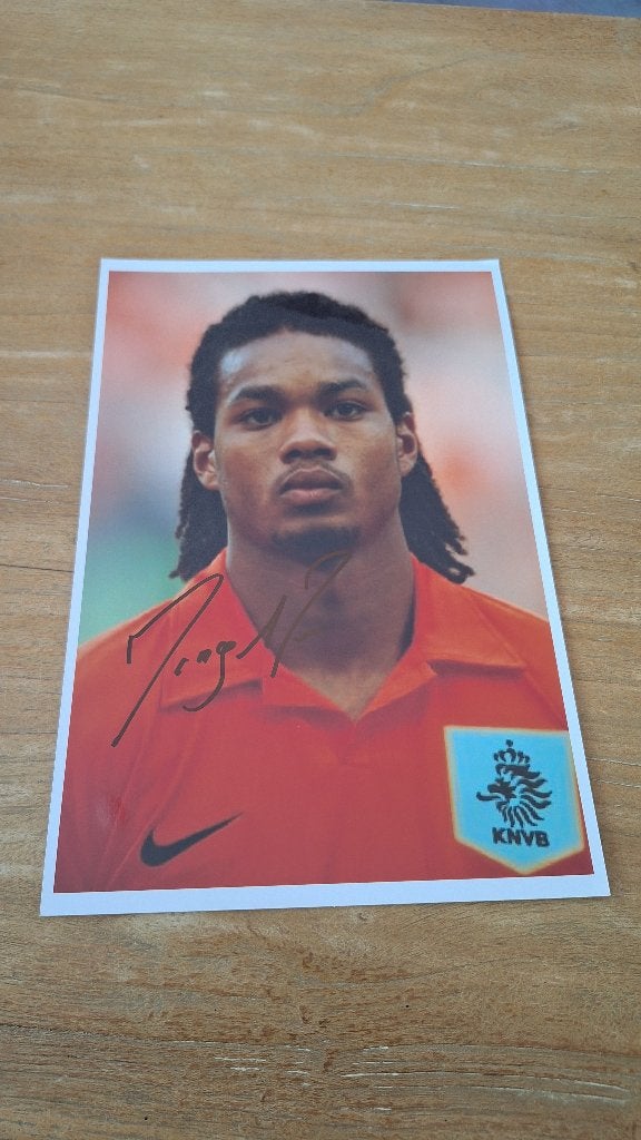Foto 20x30 cm met handtekening; Calvin Jong a Pin Heerenveen, Ophalen of Verzenden, Nieuw, Overige binnenlandse clubs, Overige typen