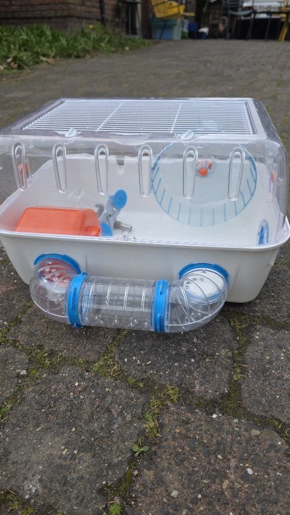 Ferplast Combi 1 Hamsterkooi - Inclusief buizen en looprad, Minder dan 60 cm, Kooi, Gebruikt, Minder dan 75 cm