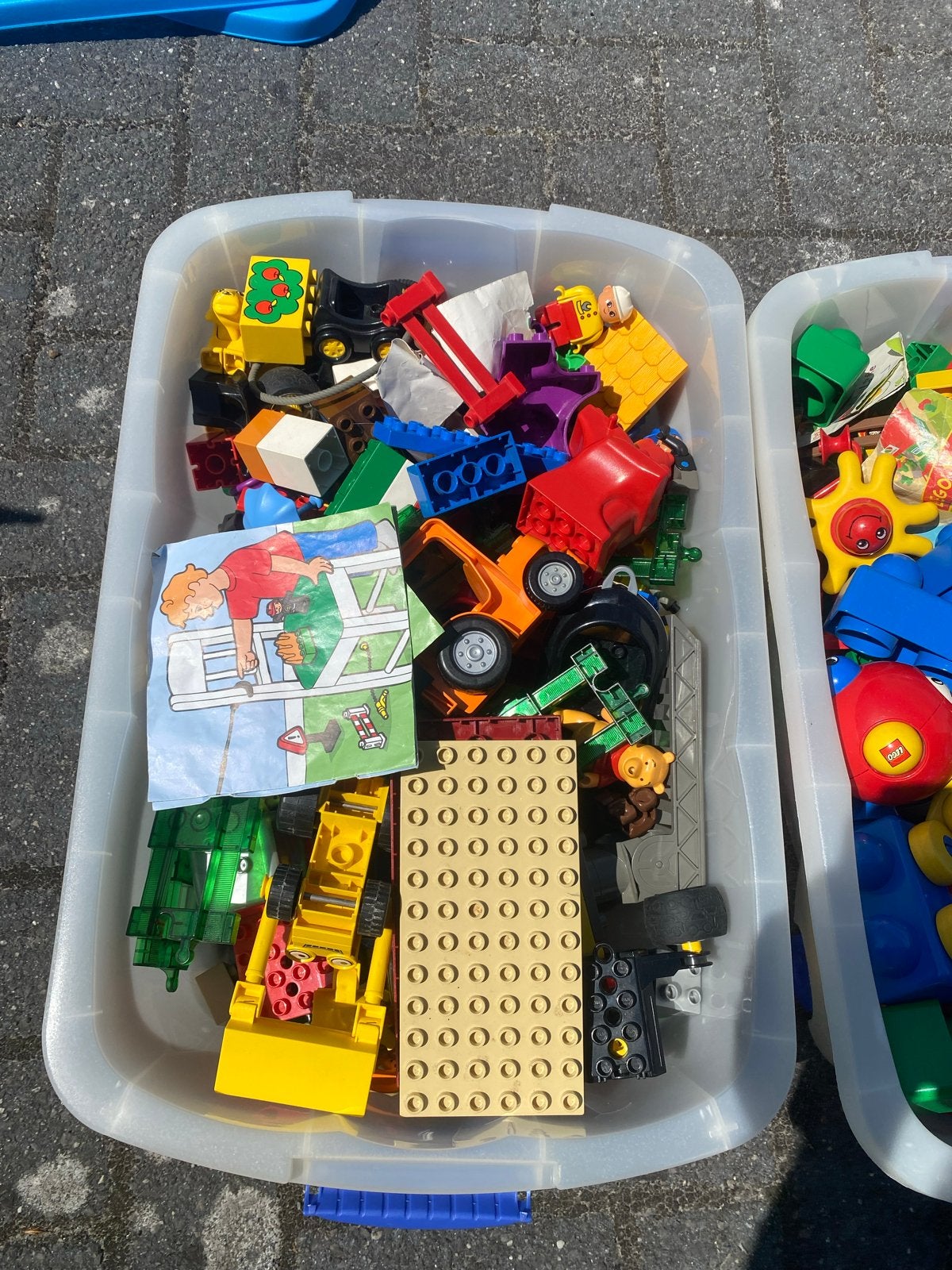 partij LEGO Duplo en Baby LEGO blokken en onderdelen, Ophalen, Gebruikt, Inclusief extra onderdelen, Lego