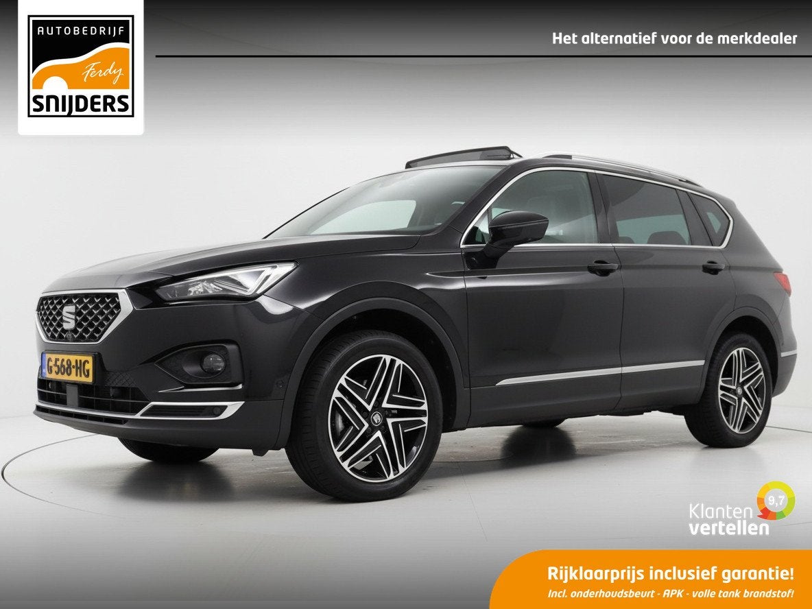 SEAT Tarraco 2.0 TDI 4DRIVE Xcellence, OrigNL - 1e Eigenaar, Auto's, Gebruikt, Alcantara, Zwart, Origineel Nederlands