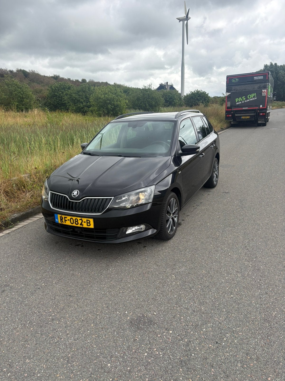 Skoda Fabia 1.0 TSI Greentech 95pk 2018 Zwart, Voorwielaandrijving, Stof, 40 €/maand, Zwart