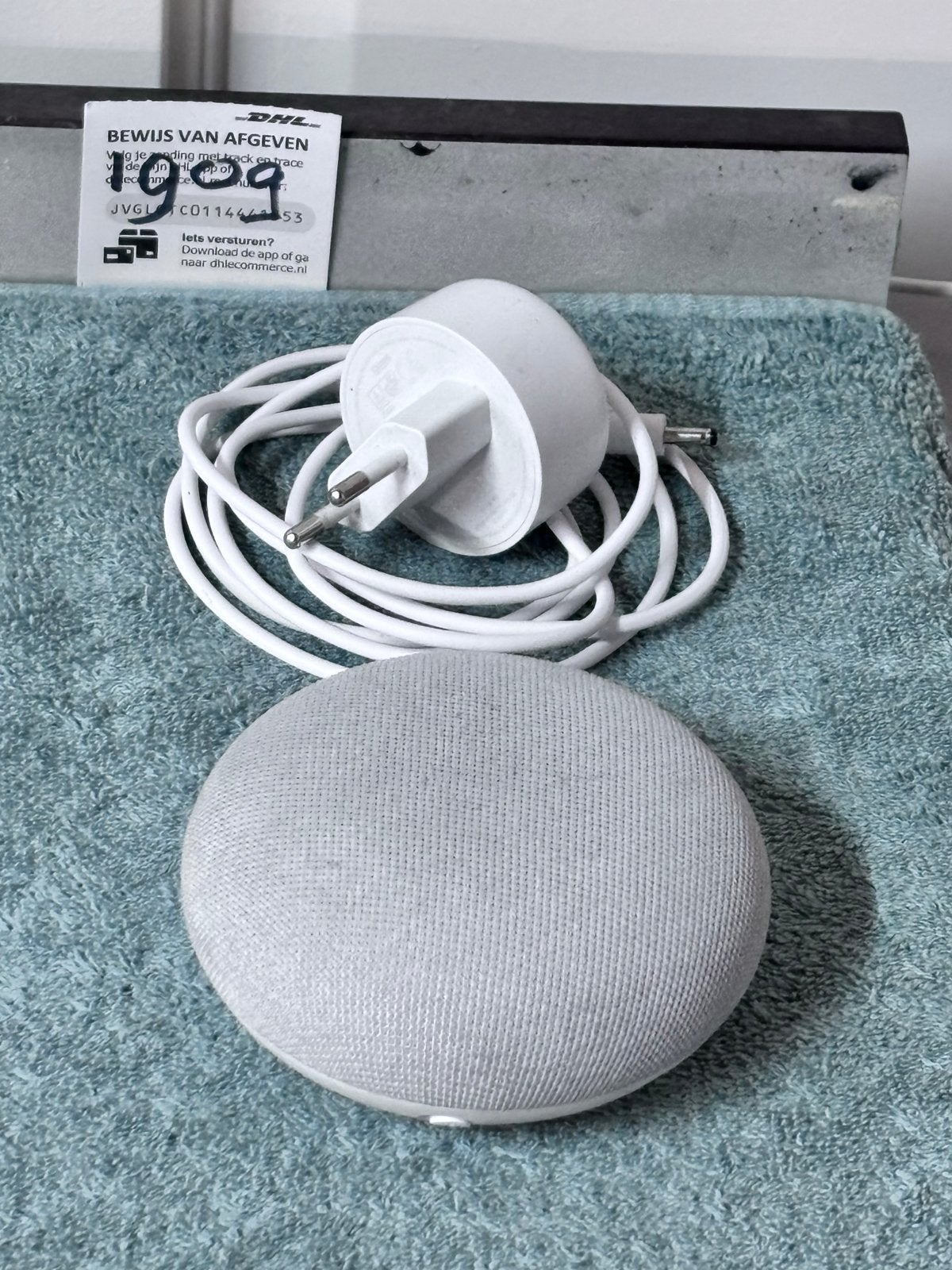 Google Home Mini - Slimme Speaker (Chalk), Slimme speaker, Ophalen of Verzenden, Minder dan 60 watt, Bluetooth