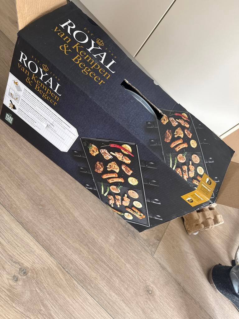Royal van Kempen & Begeer gourmetstel nieuw in doos, Witgoed en Apparatuur, Gourmetstellen, Ophalen, Nieuw, 8 personen of meer