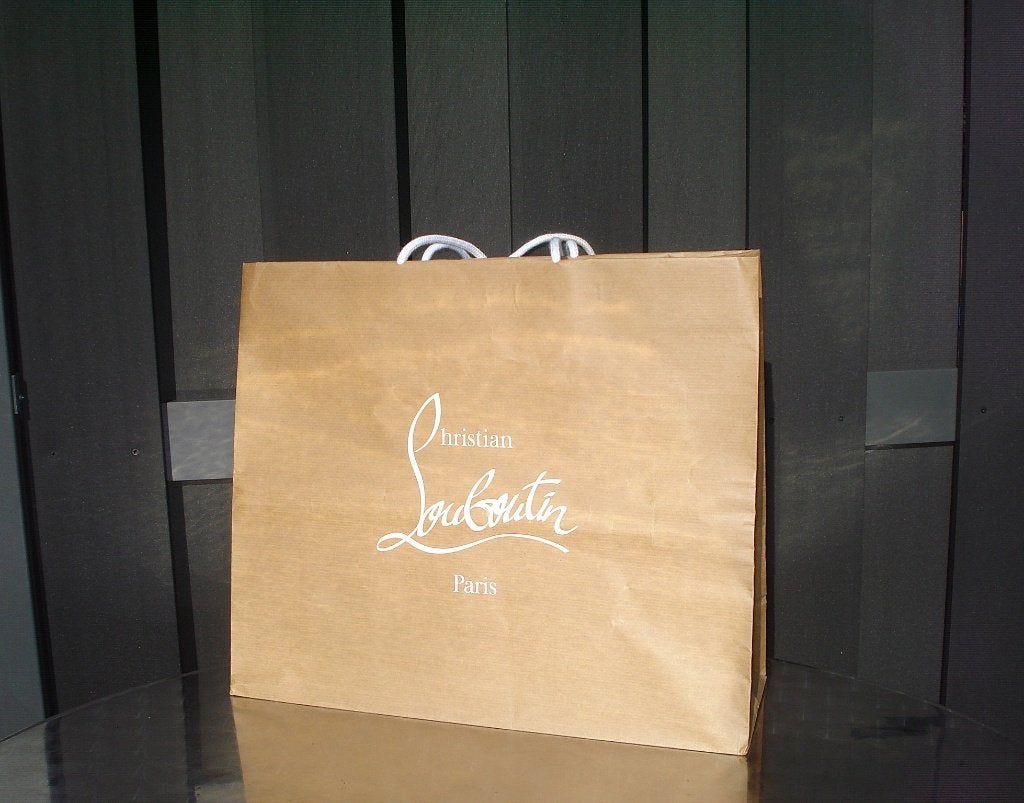 Christian Louboutin Paris papieren tas, Ophalen of Verzenden, Zo goed als nieuw, Verpakking