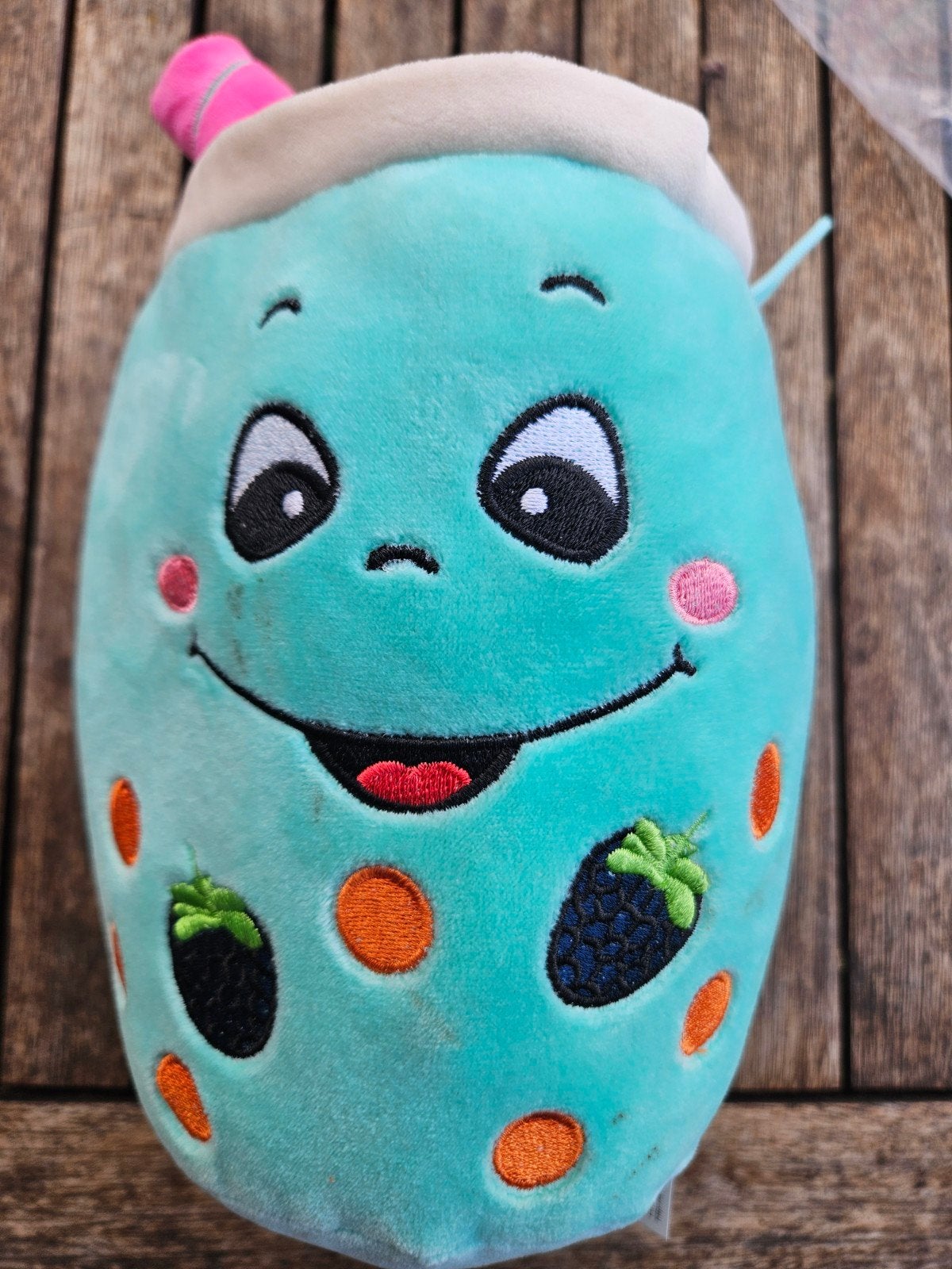 Groene Bubble Tea Knuffel - Orka Toys, Groen, Overige merken, Overige karakters, Overige typen