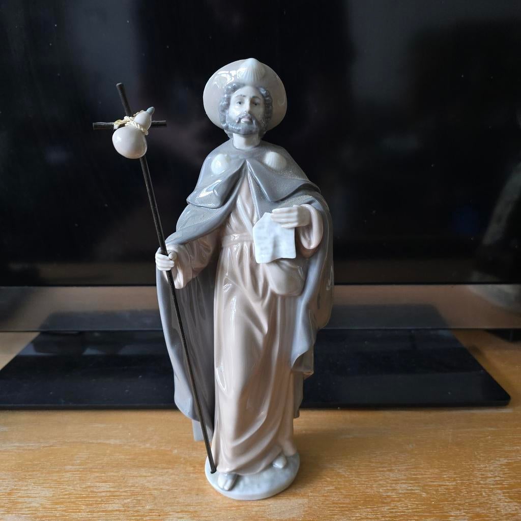 Lladró porseleinen beeldje st. James de Pelgrim, Ophalen of Verzenden