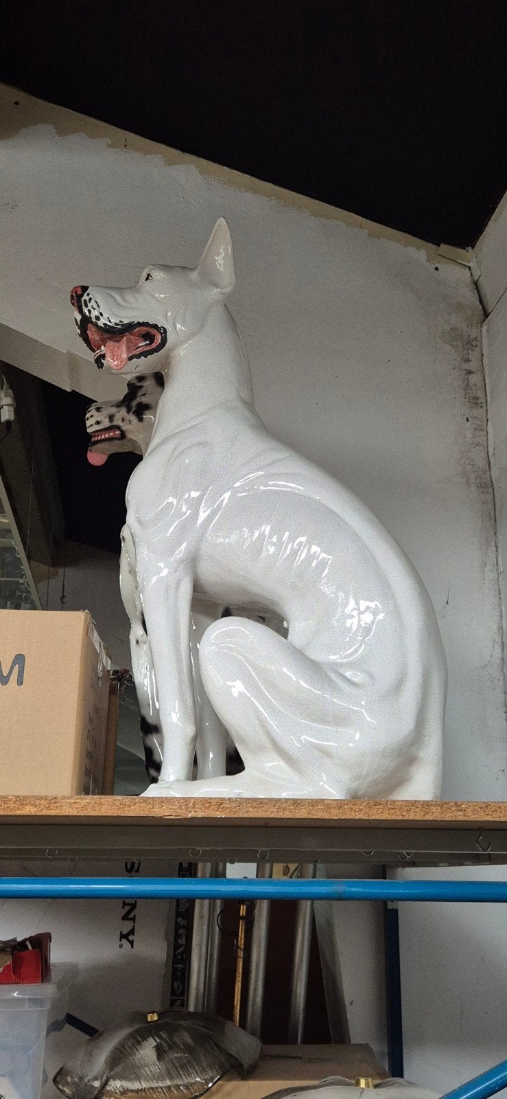 Prachtige Vintage Keramieken Hond - Jaren '60 Craquelé, Ophalen