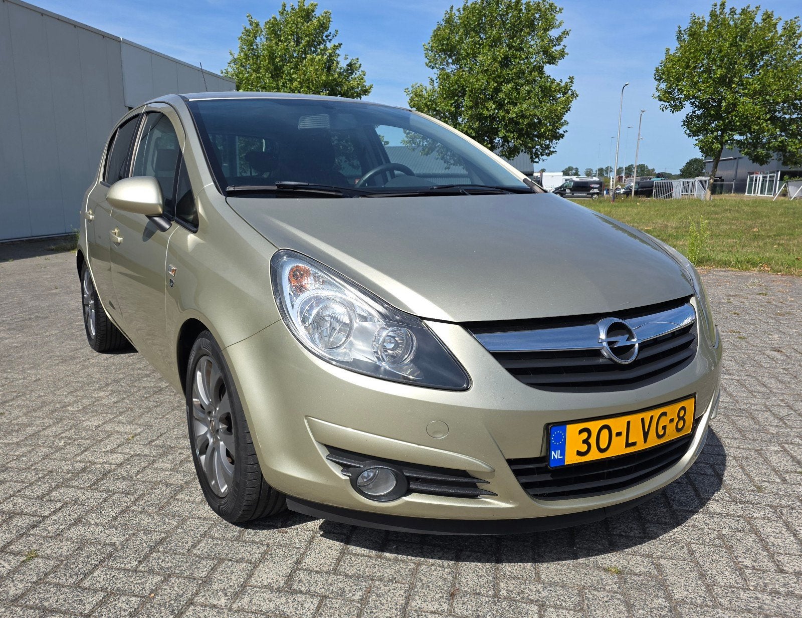 Opel Corsa 1.4 16V 5D 2010 Beige, Voorwielaandrijving, 4 cilinders, 100 pk, Origineel Nederlands