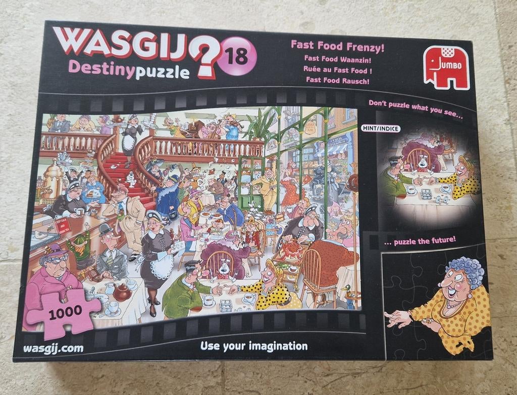 Wasgij destiny puzzel nr 18, Ophalen of Verzenden, 500 t/m 1500 stukjes, Zo goed als nieuw, Legpuzzel