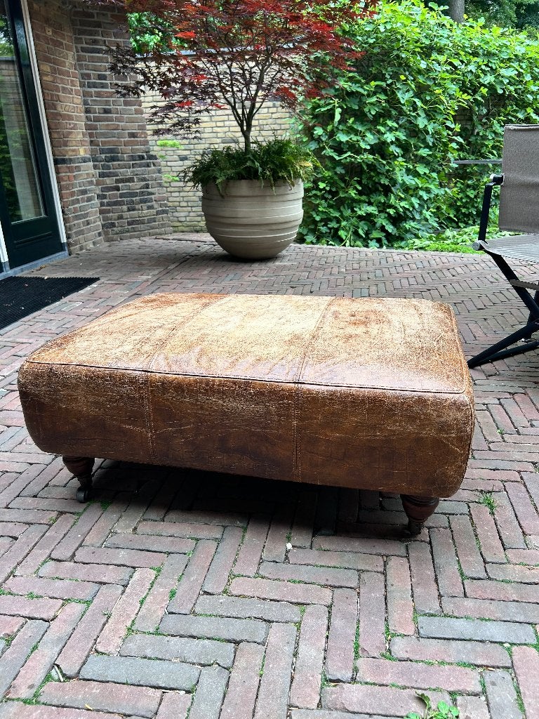 Antiek poef, Ophalen, Gebruikt, Frans, 100 tot 125 cm