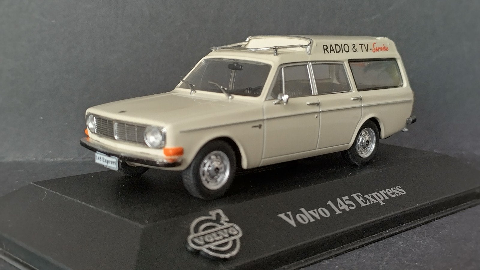 Volvo 145 Express Radio TV service 1:43 Atlas Collection Pol, Overige merken, Auto, Verzenden, .