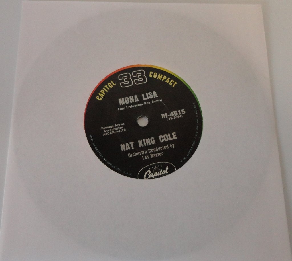Nat King Cole > Mona Lisa, Ophalen of Verzenden, Gebruikt, 7 inch, Pop
