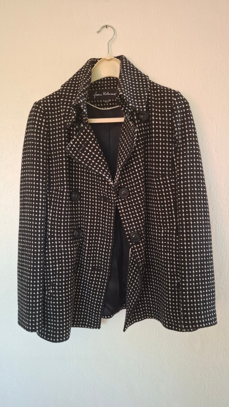 Frans Molenaar jasje zwart/wit maat M, Kleding | Dames, Maat 38/40 (M), Zwart, Ophalen of Verzenden, Zo goed als nieuw
