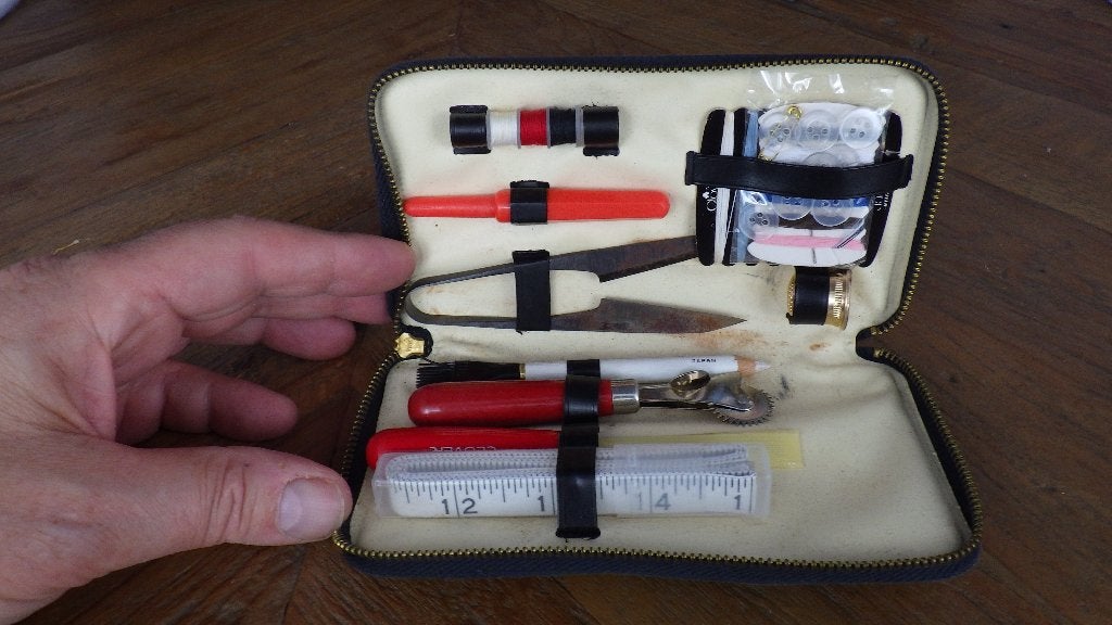 retro naaigarens etui, Ophalen of Verzenden, Overige typen