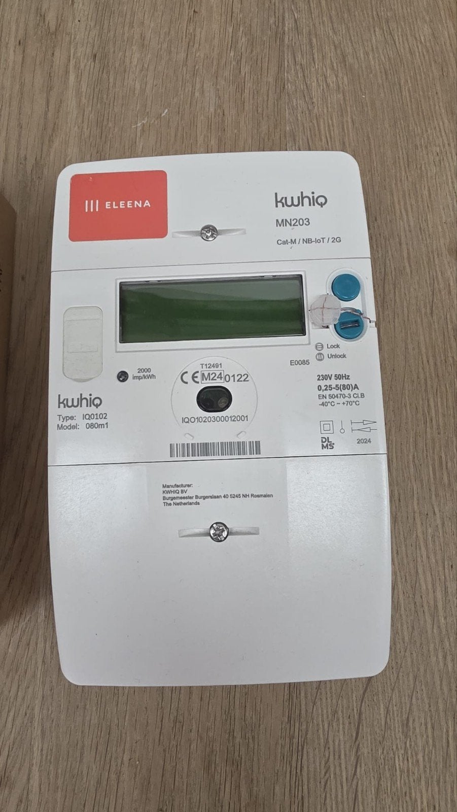 Kwhiq MN203 slimme meter - Nieuw in doos, Ophalen of Verzenden, Nieuw, Overige merken, Overige typen