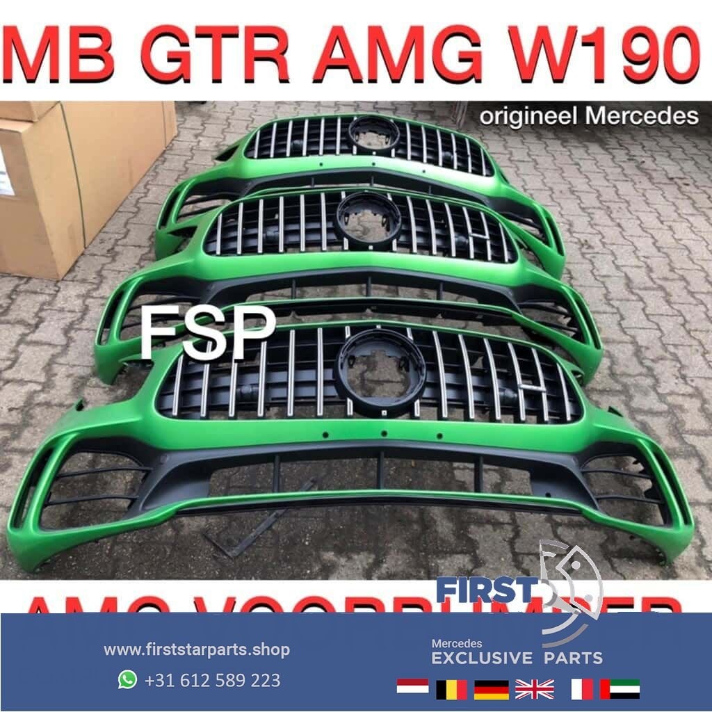 W190 GT - R AMG Voorbumper compleet origineel Mercedes + Pan, Gebruikt, -, Voor, Ophalen of Verzenden