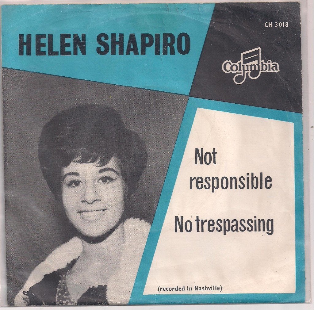 Helen Shapiro- Not Responsible, Cd's en Dvd's, Vinyl Singles, Verzenden