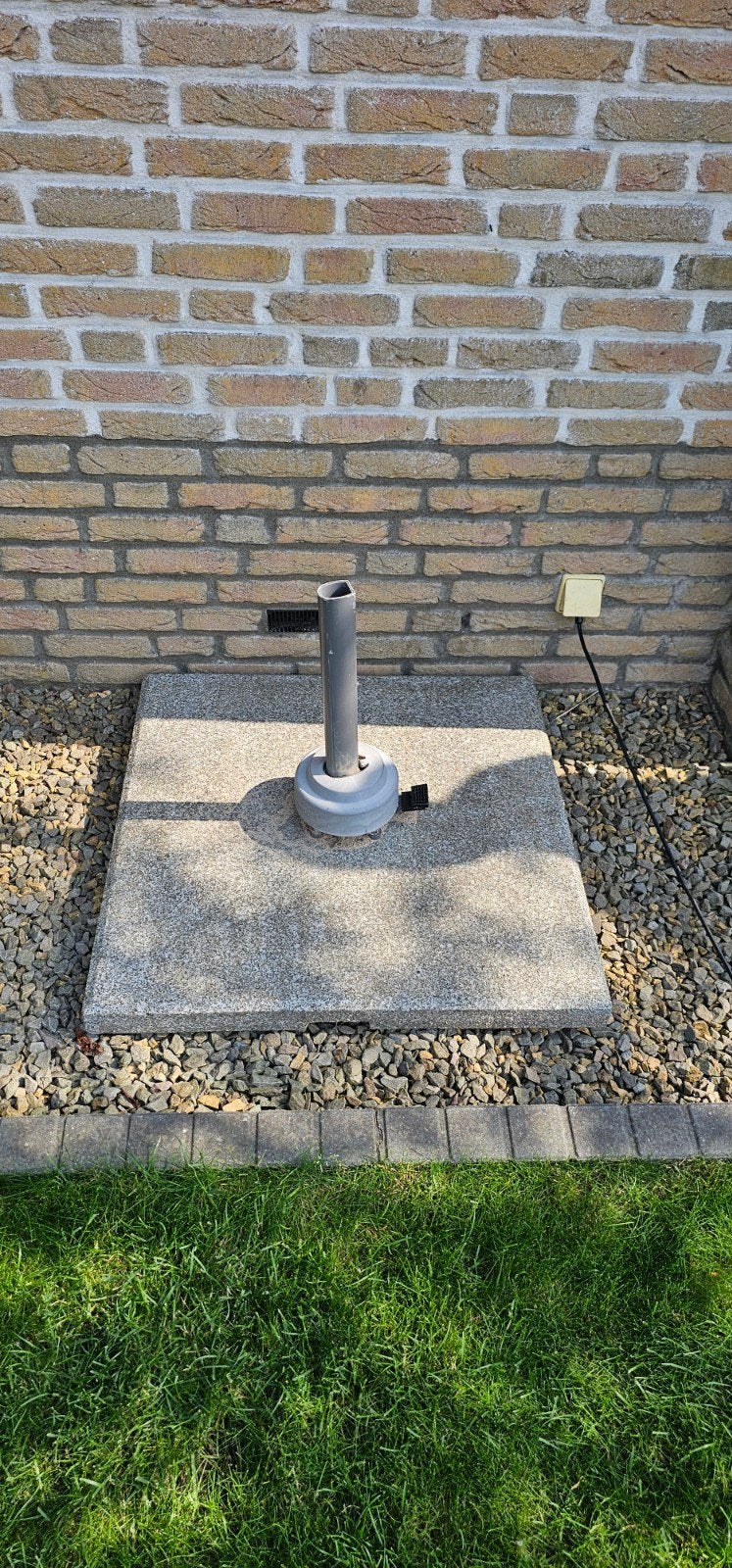 Parasol voet - ZIE BESCHRIJVING, Tuin en Terras, Parasols, Ophalen, Gebruikt, Minder dan 1 meter, Parasolvoet
