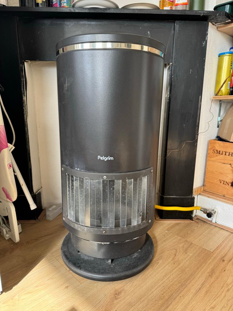 Pelgrim Gaskachel Bambino 70T 9.4 kW - incl. afvoer + slang, Ophalen, Gebruikt, Gas, Vrijstaand
