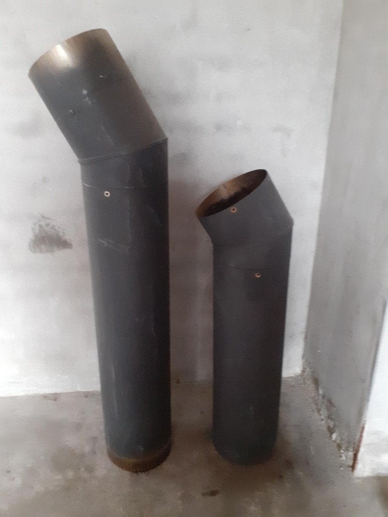 Kachelpijpen zonder isolatie, Ophalen, Zo goed als nieuw, Hout, Overige soorten