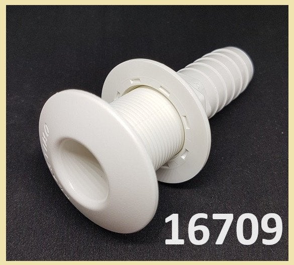 16709 Huiddoorvoer Ø26 wit kunststof &slangtule Ø21mm.€ 2,95, Watersport en Boten, Ophalen of Verzenden, Nieuw, Motor en Techniek