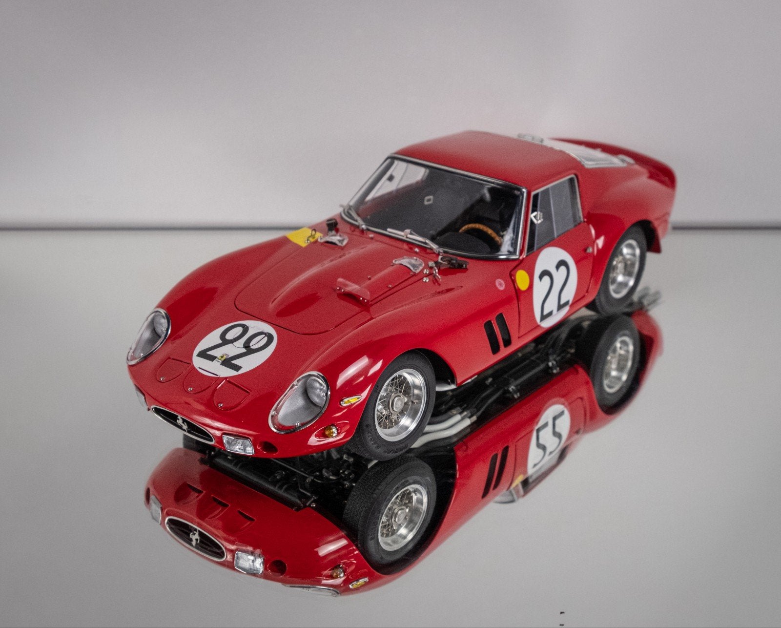 CMC Ferrari 250GTO Le Mans 1962, M-253, Ophalen of Verzenden, Zo goed als nieuw, Auto, Overige merken