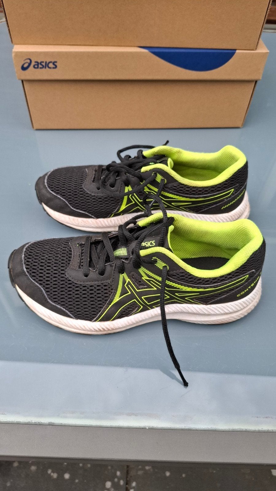 Asics hardloopschoenen maat 40, Ophalen of Verzenden, Gebruikt, Hardloopschoenen, Asics
