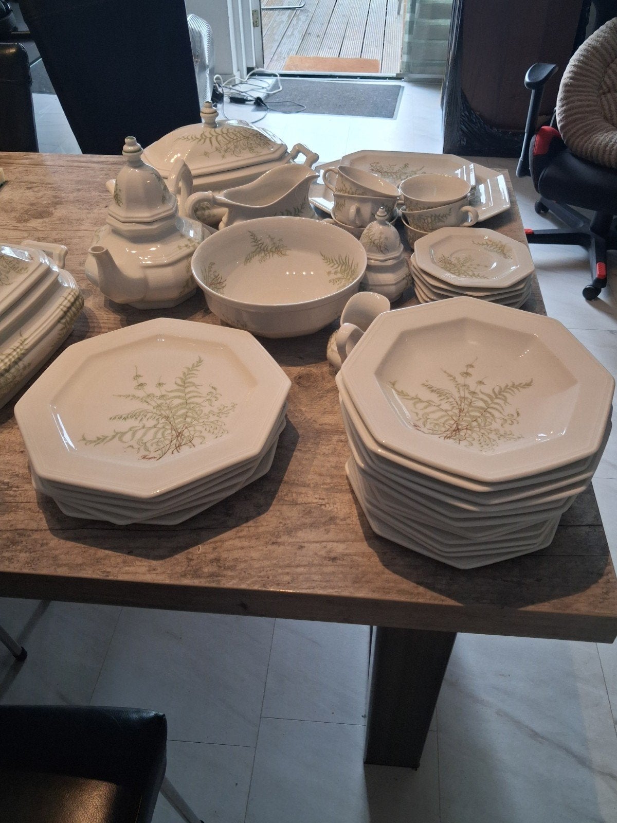 zgan leonardo fougere servies, Ophalen