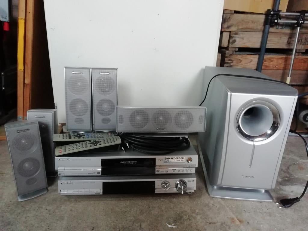 Panasonic Home Cinema Set met DVD Recorder en Speakers, Ophalen, Gebruikt, Panasonic, 70 watt of meer