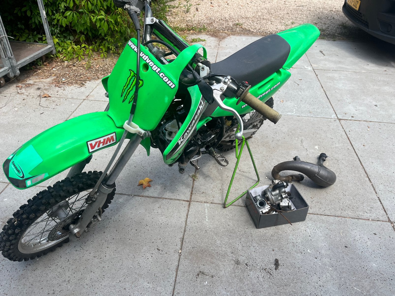 Kawasaki 65cc schakelbrommer/motor opknapper, Ophalen, Gebruikt, Overige typen