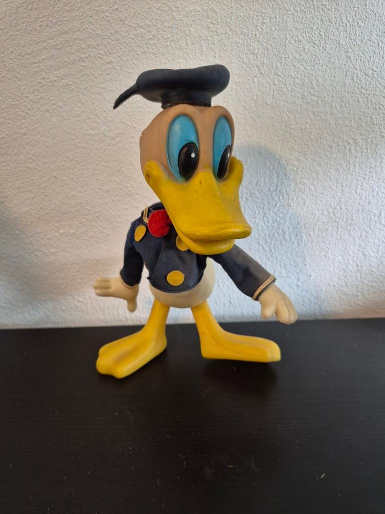 Vintage Donald Duck Beeldje - Disney Figuren, Ophalen of Verzenden, Donald Duck, Gebruikt, Beeldje of Figuurtje