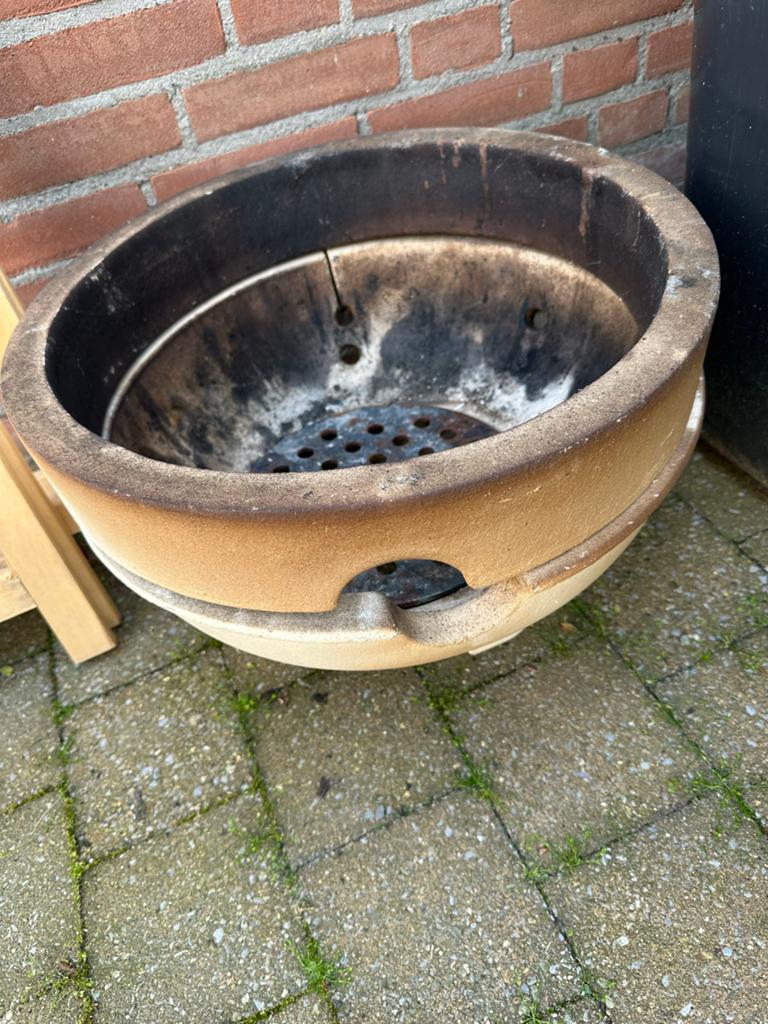 Gebruikte vuurschaal van kamado large, Ophalen, Gebruikt