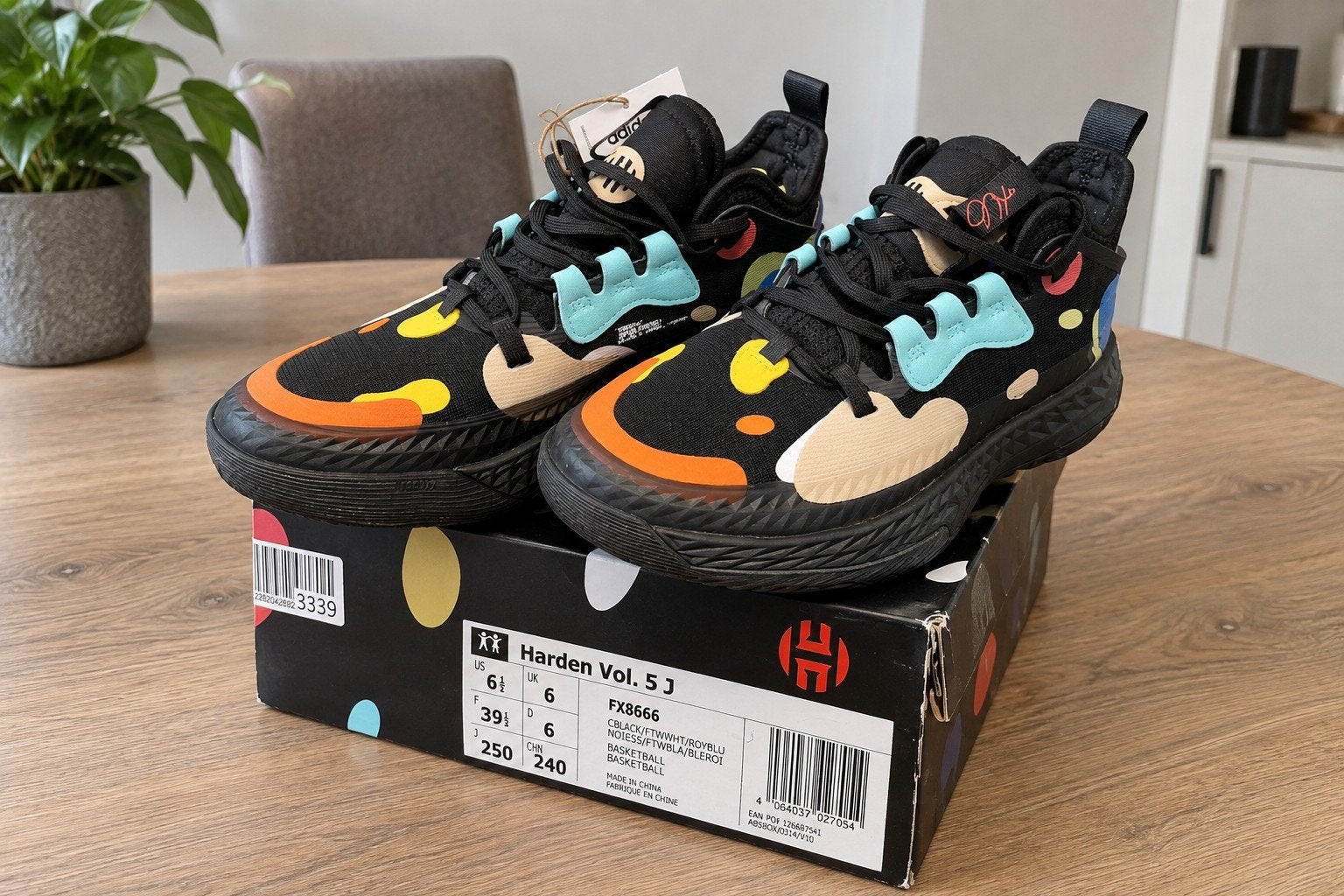 Adidas Harden Vol. 5 J Basketball Schoenen - Nieuw in doos, Adidas, Nieuw, Ophalen of Verzenden, Sportschoenen
